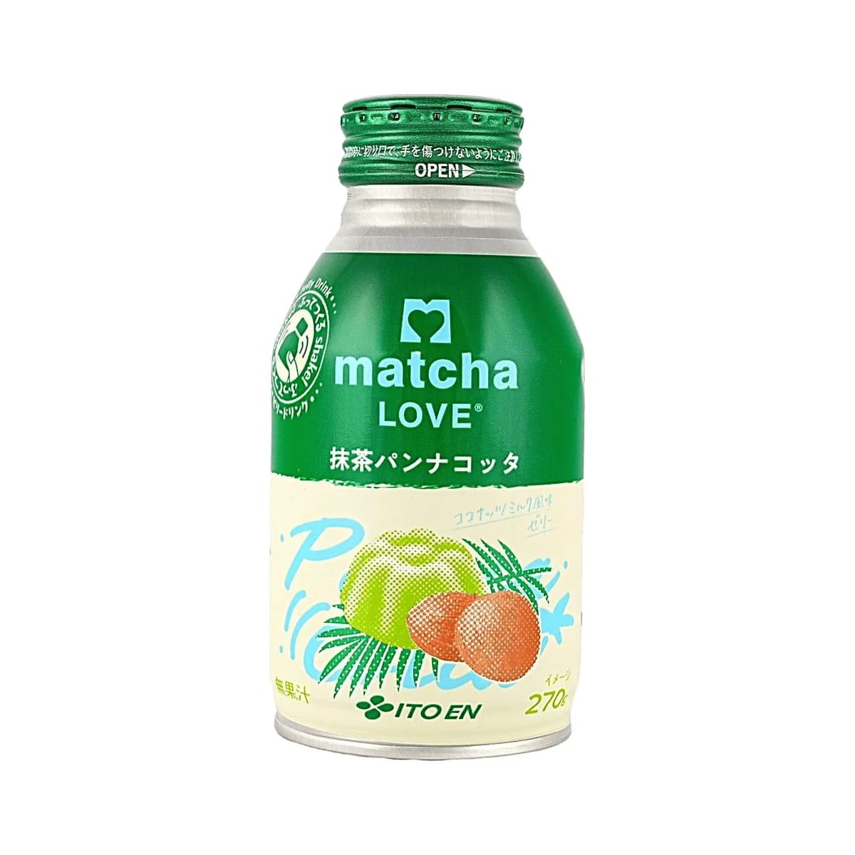 Matcha Panna Cotta jelly drink